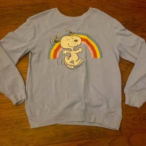Light navy blue Snoopy Sweatshirt